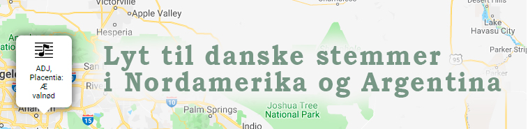 Lyt til danske stemmer i Nordamerika og Argentina